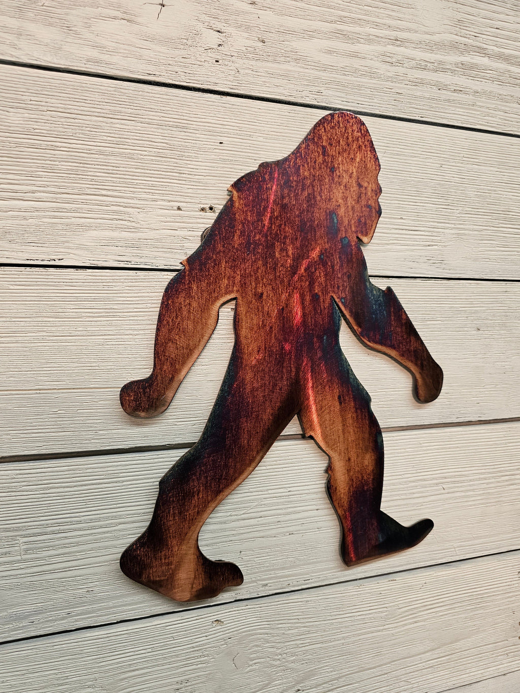 Big Foot Sasquatch Metal Wall Art Wall Art Third Shift Fabrication Copper River 
