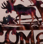 Moose Sawblade Welcome Sign Wall Art Third Shift Fabrication 