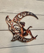 Mystical Fairy Metal Wall Art Wall Art Third Shift Fabrication Copper River 9 Inch 