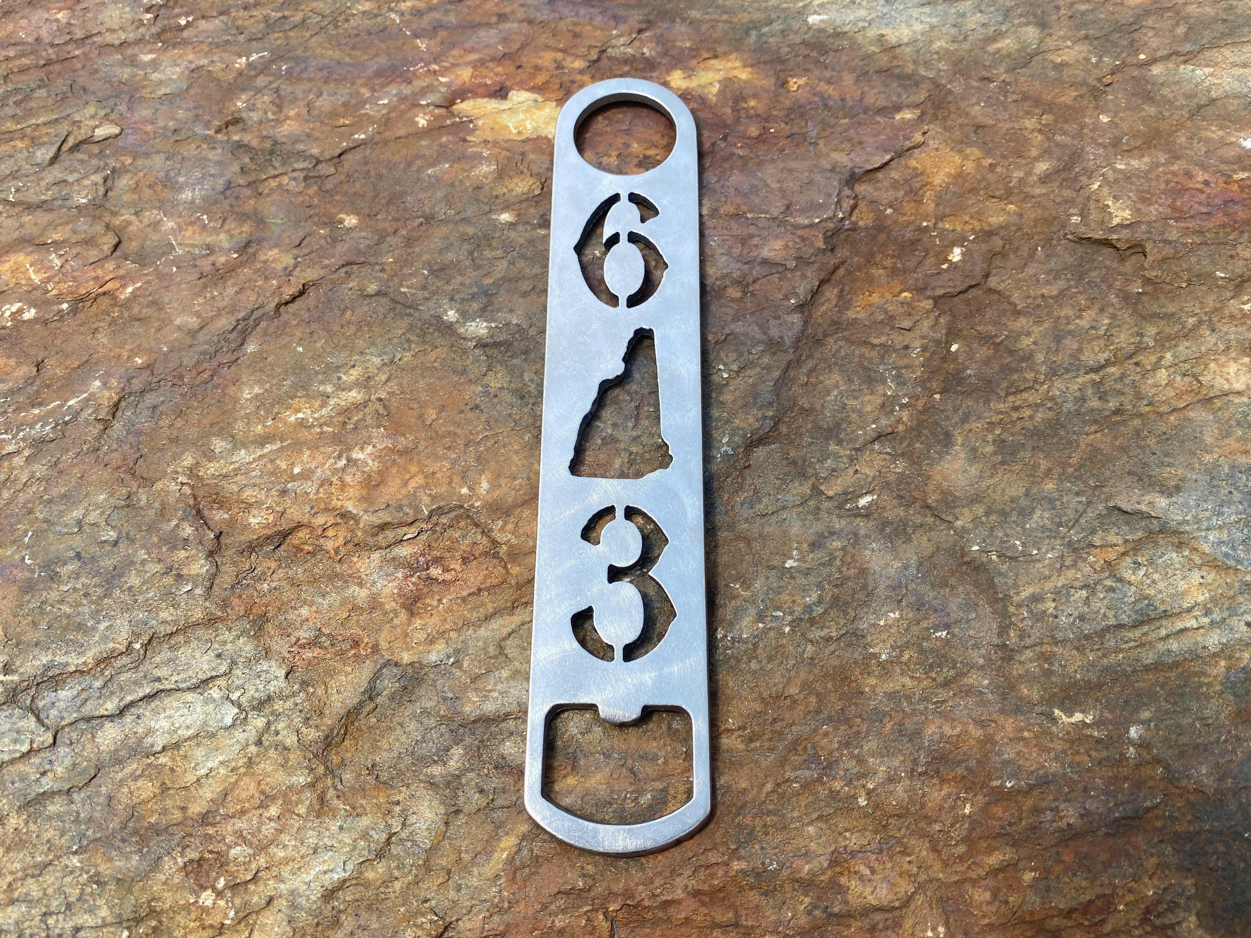 Bottle Opener - New Hampshire 603 Area Code Bottle Openers Third Shift Fabrication 
