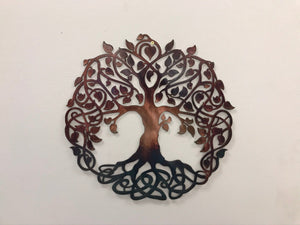 Celtic Tree of Life | Metal Wall Art on Copper Plated Steel | Woodland Forest and Fantasy Nature Wall Décor Wall Art Third Shift Fabrication 