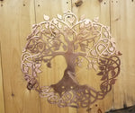 Celtic Tree of Life - Personalized Wall Art Third Shift Fabrication 30" | $395 Classic Copper 