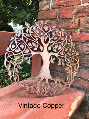 Celtic Tree of Life - Personalized Wall Art Third Shift Fabrication Vintage Cooper 24 Inch 
