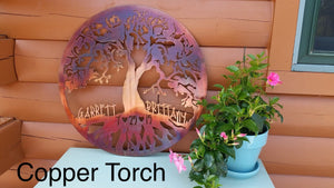 Classic Tree of Life - Personalized Wall Art Third Shift Fabrication 