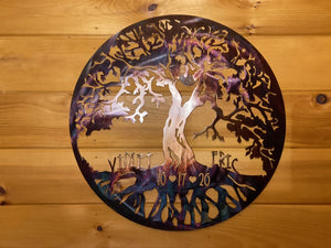 Classic Tree of Life - Personalized Wall Art Third Shift Fabrication 