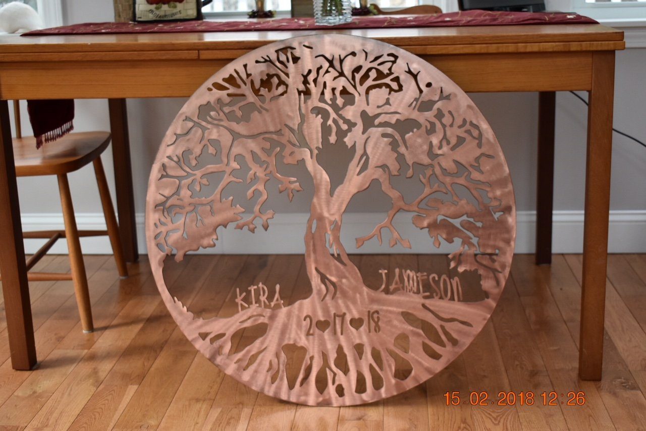 Classic Tree of Life - Personalized Wall Art Third Shift Fabrication 