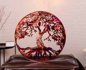 Classic Tree of Life Wall Art Third Shift Fabrication Copper Torch 15 inch (No Magnet Kit) $79.00 
