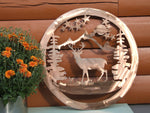 Deer Wildlife Art Wall Art Third Shift Fabrication 15 inch | $75.00 Classic Copper 