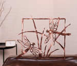 Dragonfly Dance Wall Art Third Shift Fabrication Classic Copper No Mounting Kit $65.00 
