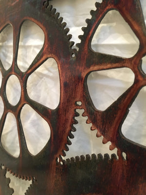 Engine House Gears Wall Art Third Shift Fabrication 