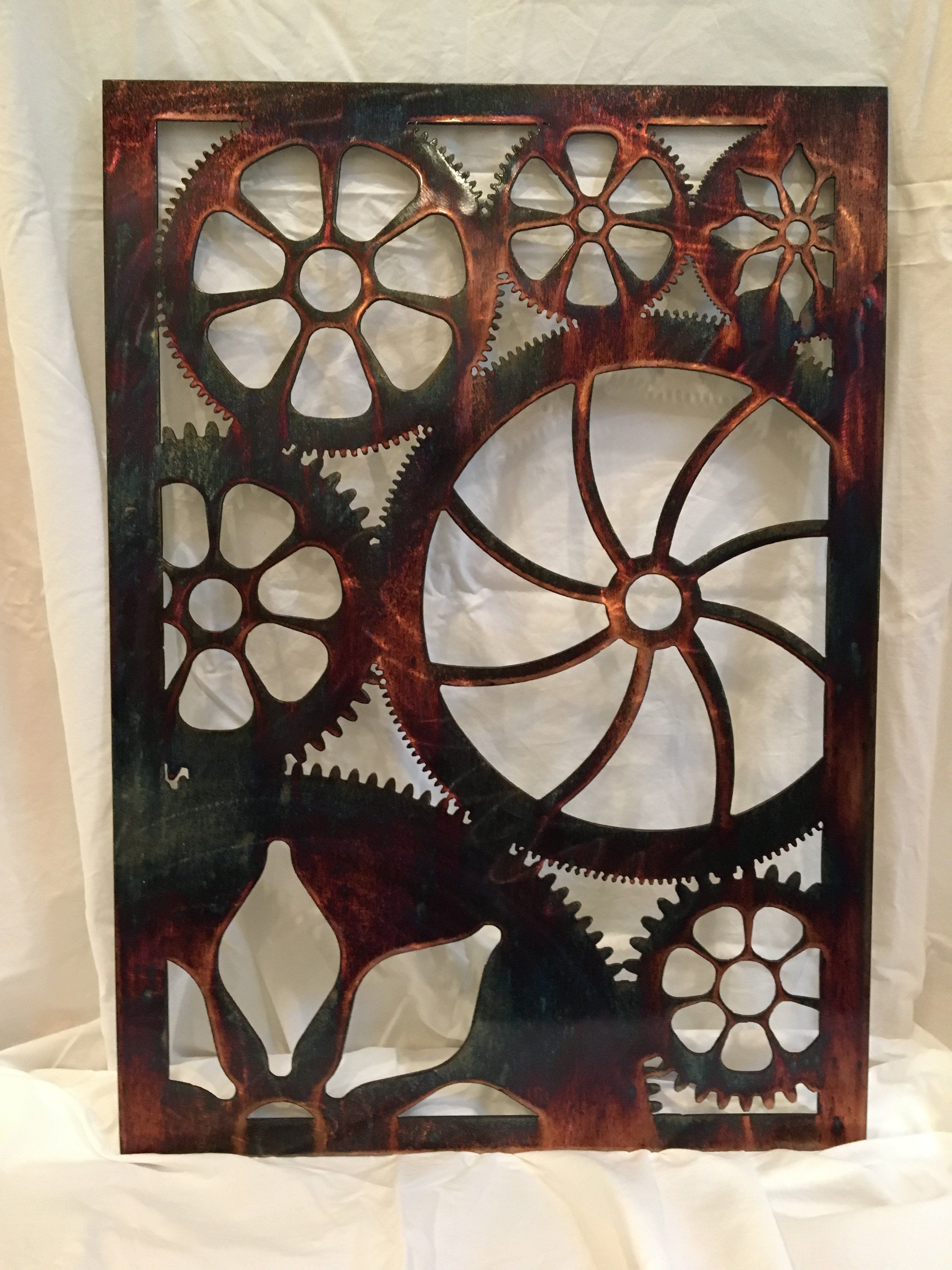 Engine House Gears Wall Art Third Shift Fabrication Copper River 