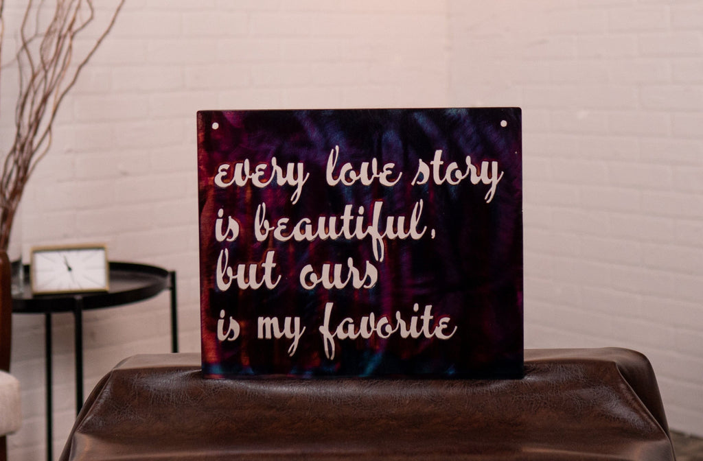 Every Love Story Wall Art Third Shift Fabrication 