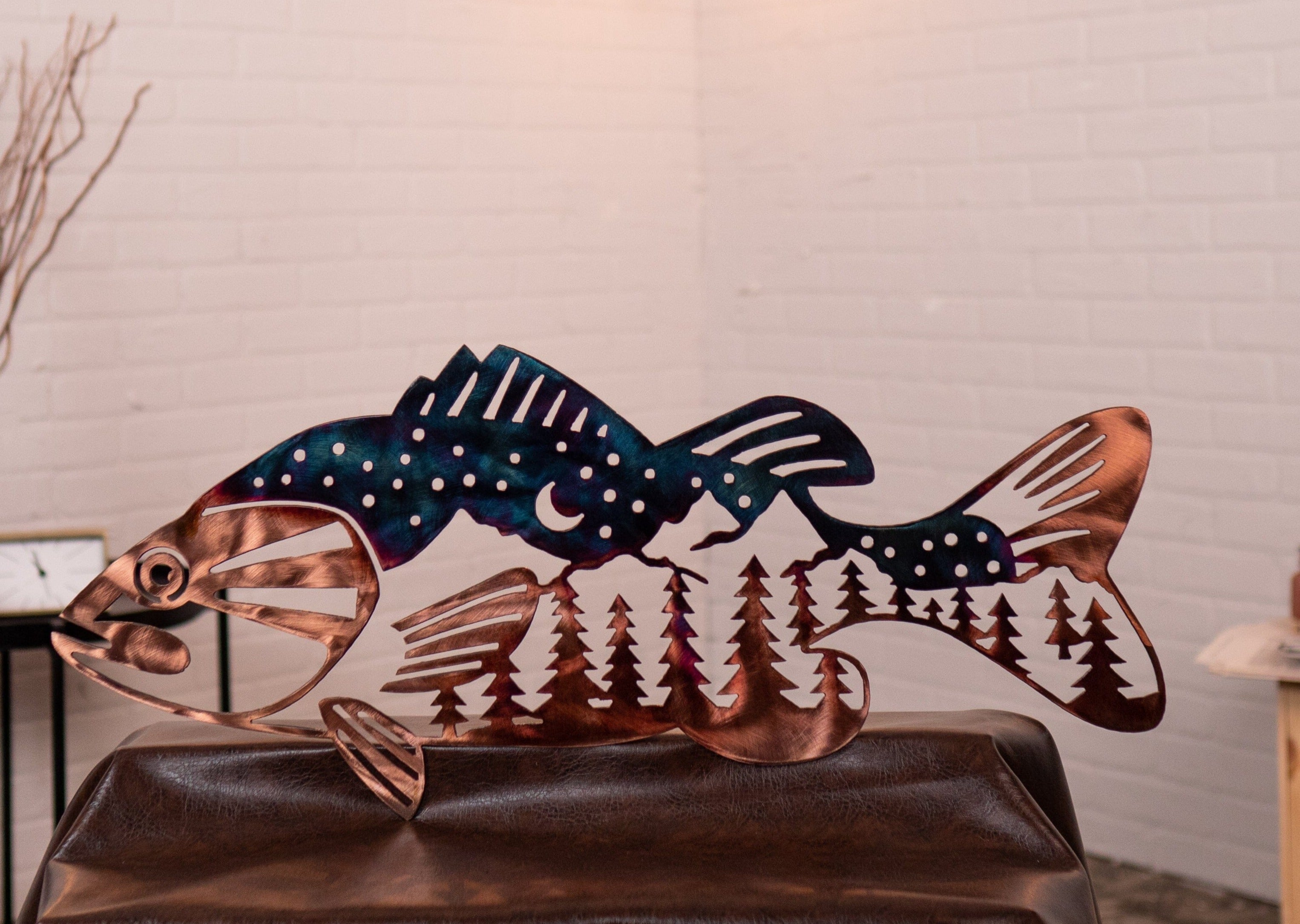 Fish & Forest Wall Art Third Shift Fabrication Copper Torch (No Magnet Kit) $79.00 