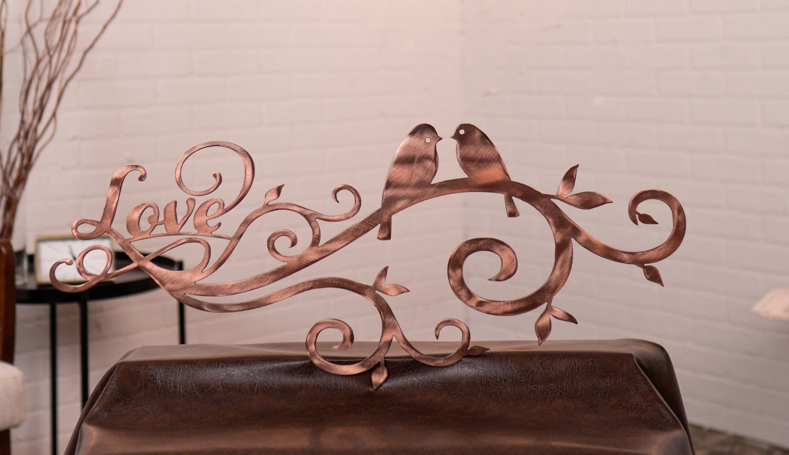 Lovebirds Wall Art Third Shift Fabrication 