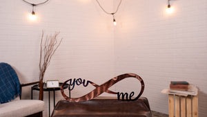You & Me Infinity Wall Art Third Shift Fabrication 