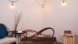 You & Me Infinity Wall Art Third Shift Fabrication 